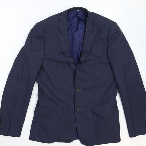 River Island Mens Blue   Jacket Suit Jacket Size 38
