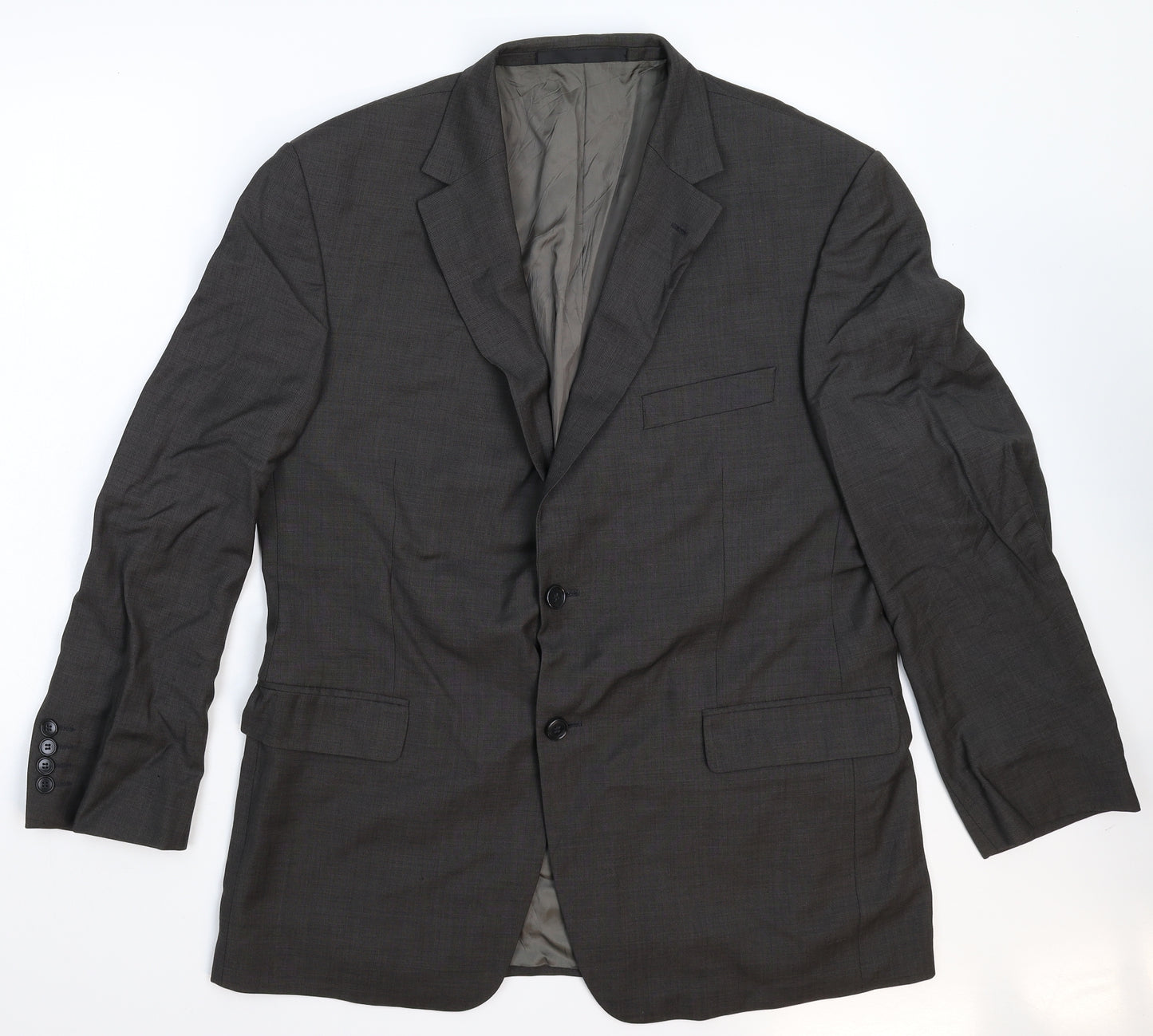 Marks and Spencer Mens Grey   Jacket Suit Jacket Size 42