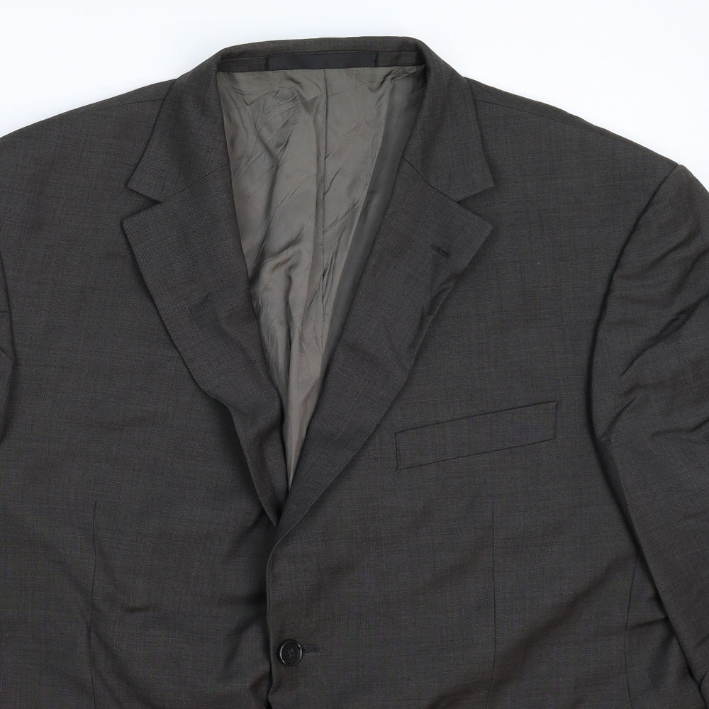 Marks and Spencer Mens Grey   Jacket Suit Jacket Size 42