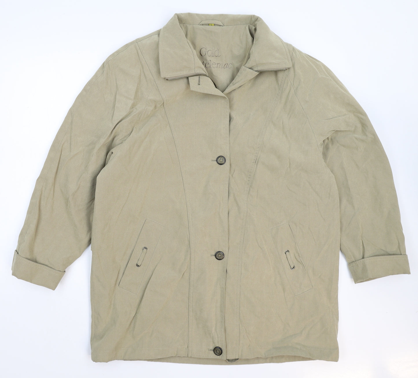Telemac Womens Beige   Jacket Coat Size L