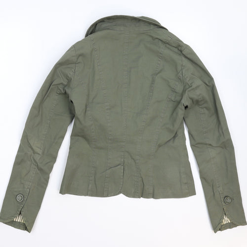 H&M Womens Green   Jacket Blazer Size 10