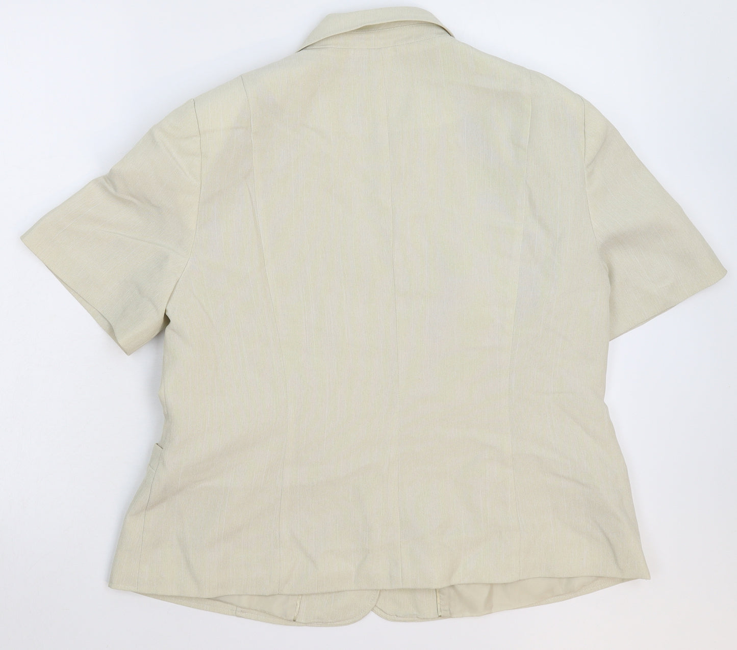 Autonomy Womens Beige   Jacket Suit Jacket Size 16