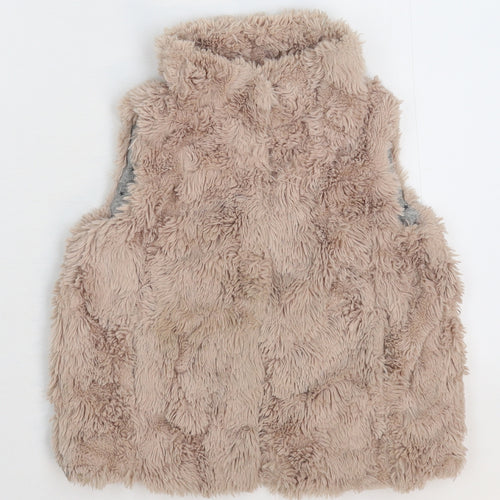 NEXT Girls Beige   Gilet Jacket Size 4 Years