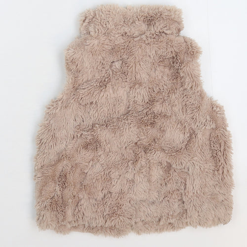 NEXT Girls Beige   Gilet Jacket Size 4 Years