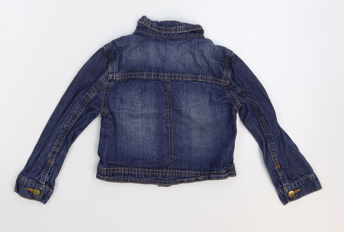 George Girls Blue  Denim Jacket  Size 3-4 Years