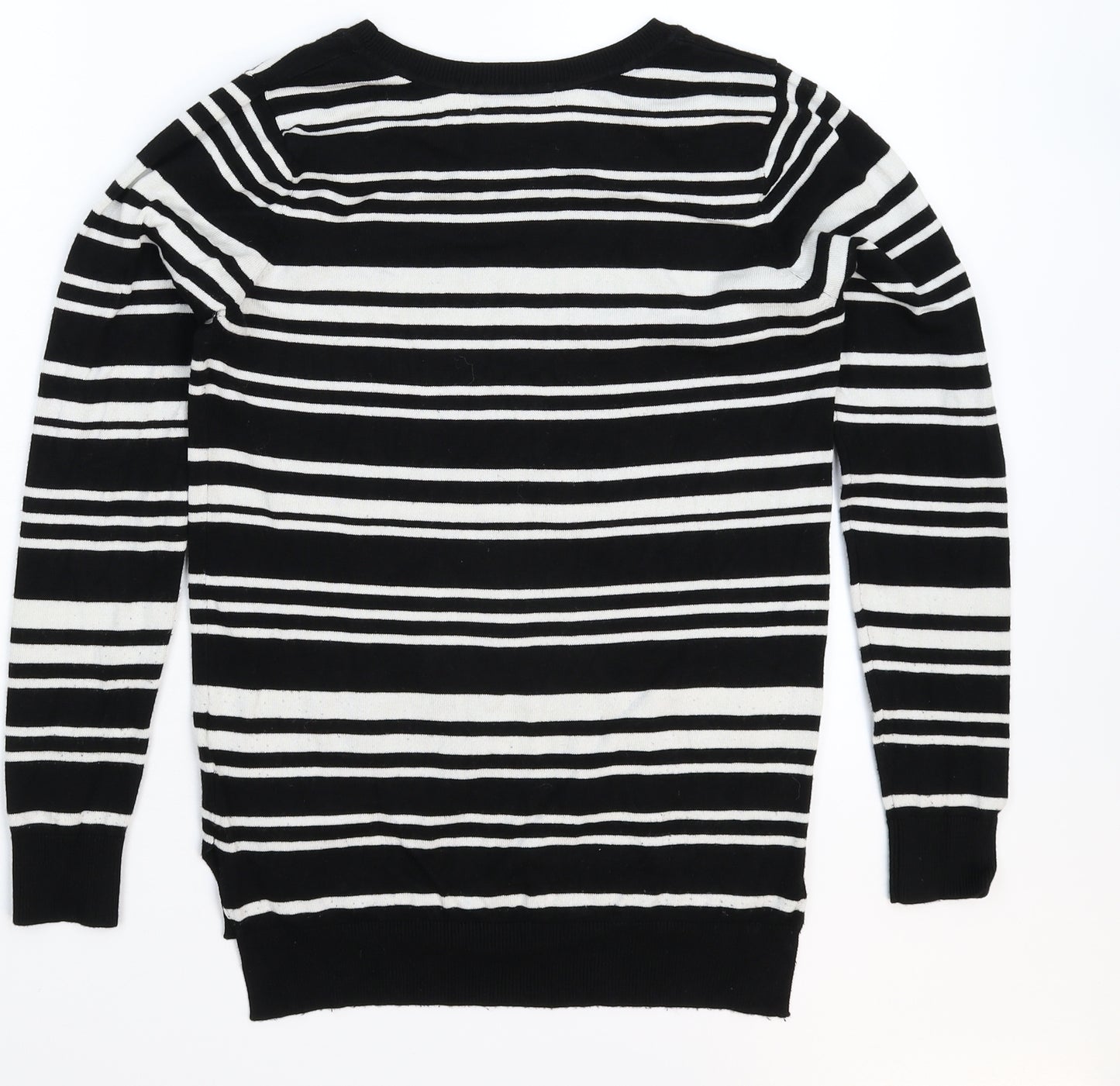 Peacocks Womens Multicoloured Striped Knit Pullover Jumper Size 8