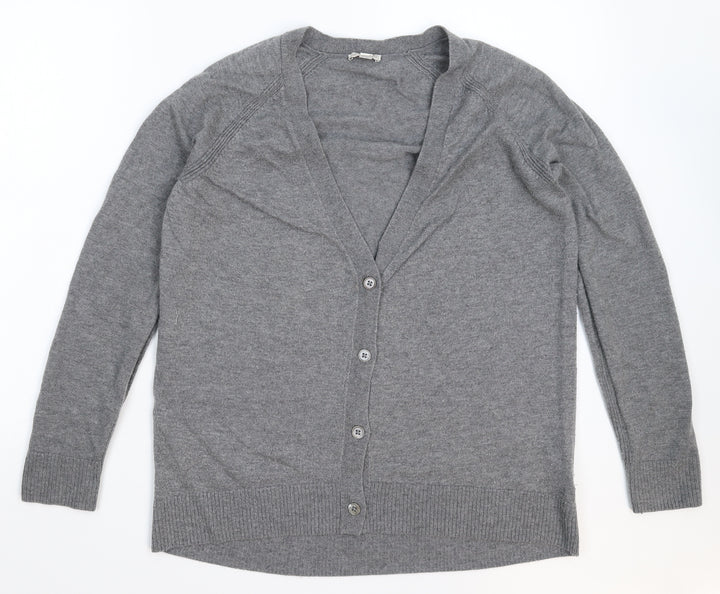 Gap Womens Grey  Knit Cardigan Jumper Size M