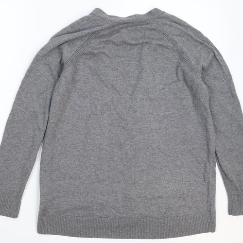 Gap Womens Grey  Knit Cardigan Jumper Size M