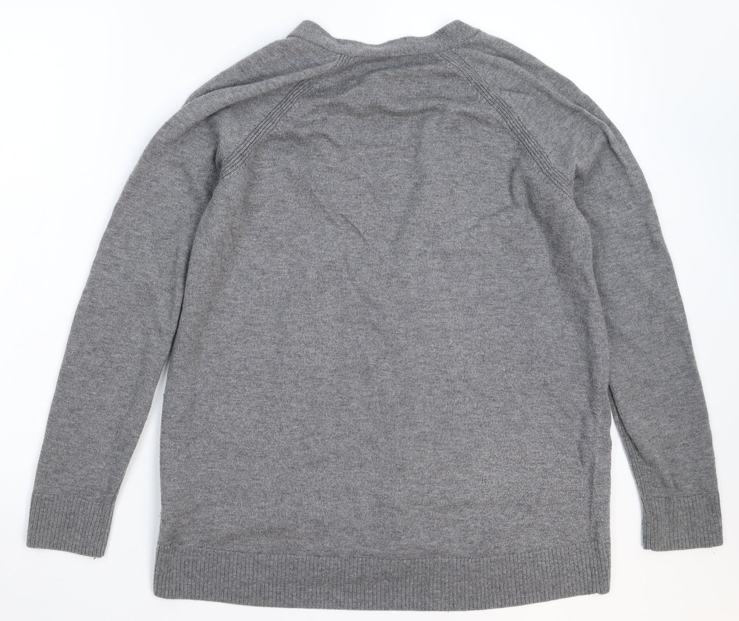 Gap Womens Grey  Knit Cardigan Jumper Size M