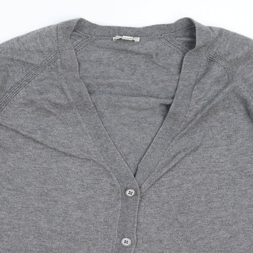 Gap Womens Grey  Knit Cardigan Jumper Size M