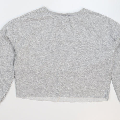 New Look Girls Grey   Pullover Sweatshirt Size 12-13 Years