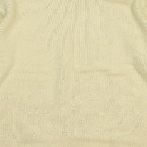 Bonmarché Womens Beige Floral Knit Pullover Jumper Size XL