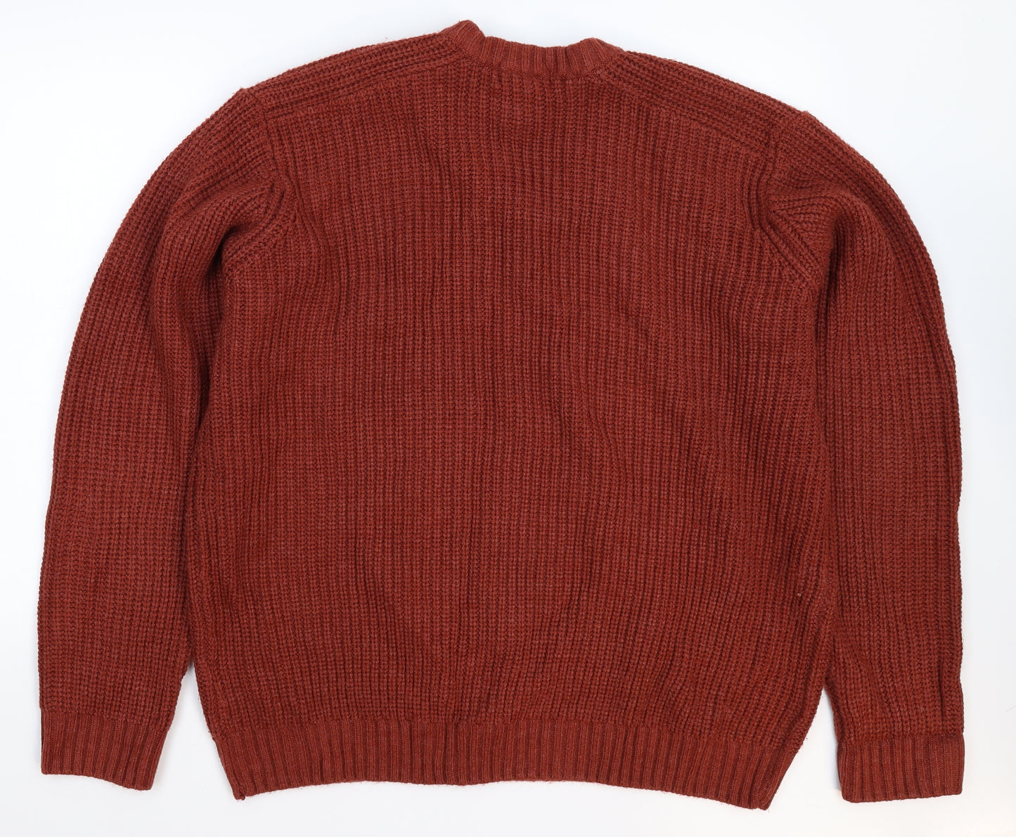PG Field Mens Brown  Knit Pullover Jumper Size XL