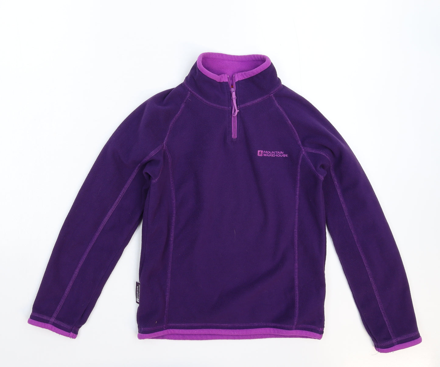 Mountain Warehouse Girls Purple  Fleece Jacket  Size 9-10 Years