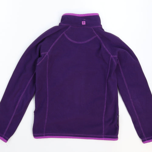 Mountain Warehouse Girls Purple  Fleece Jacket  Size 9-10 Years