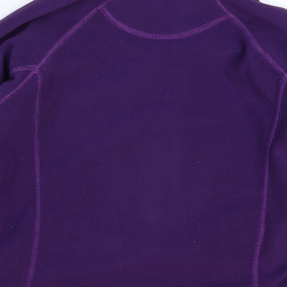 Mountain Warehouse Girls Purple  Fleece Jacket  Size 9-10 Years
