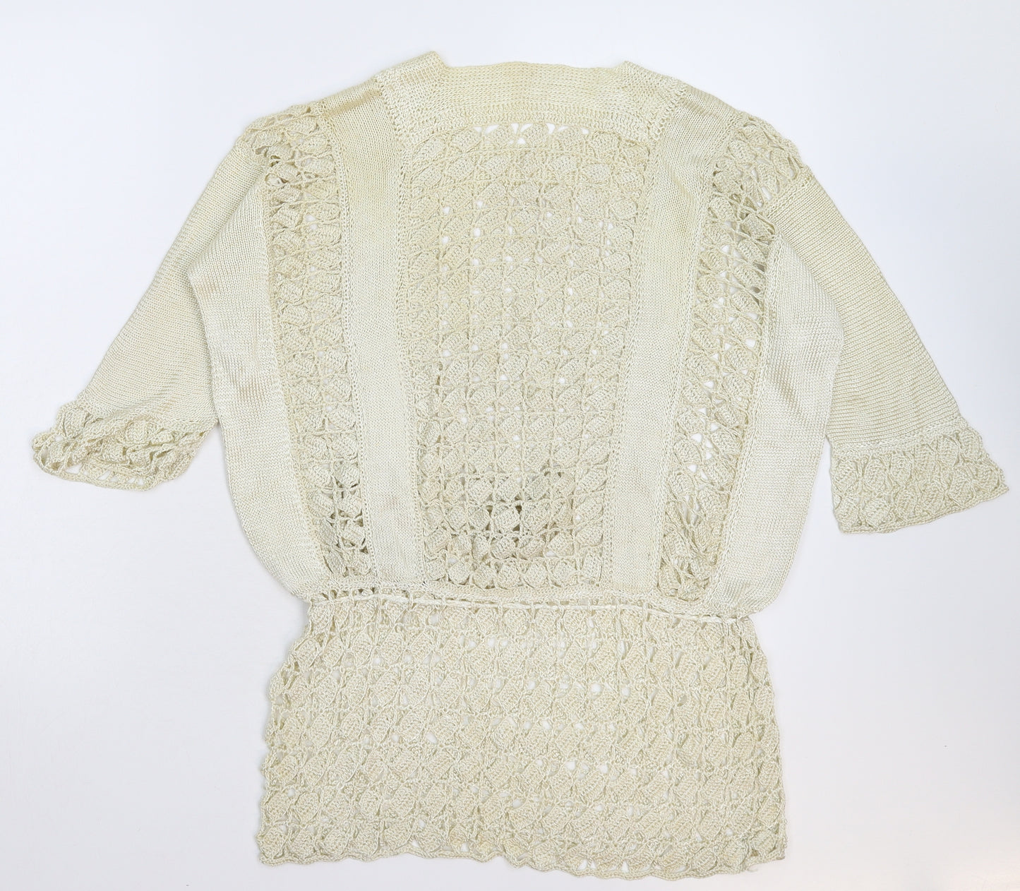 Preworn Womens Beige  Knit Pullover Jumper Size XL