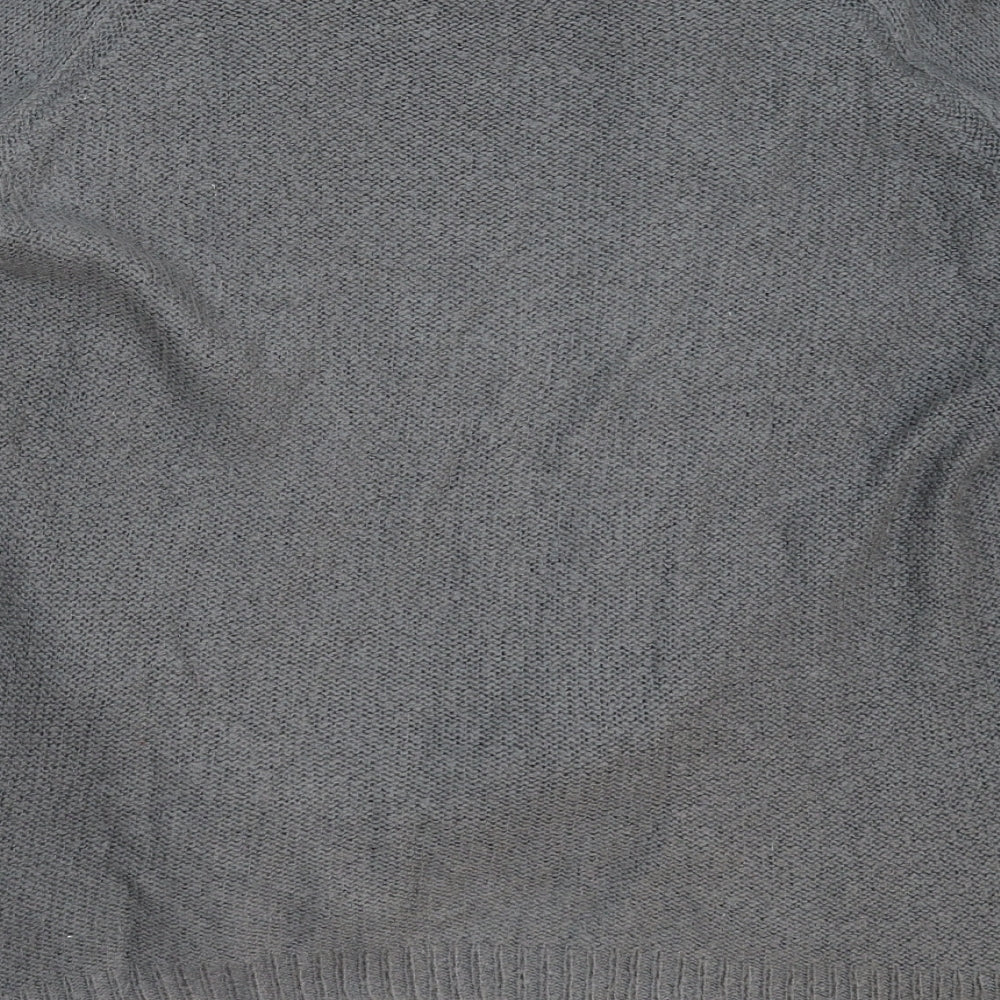 Frederik Anderson Womens Grey  Knit Pullover Jumper Size M