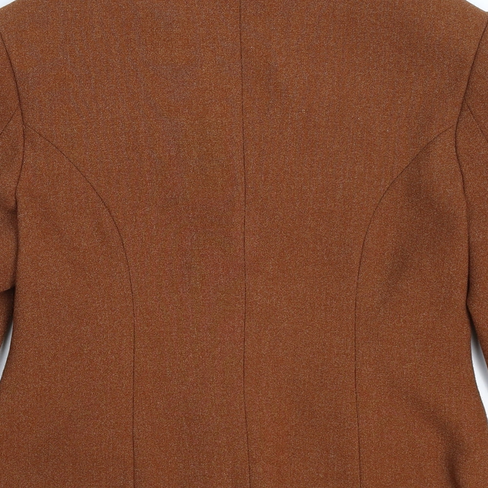 Fizze Womens Brown   Jacket Blazer Size S