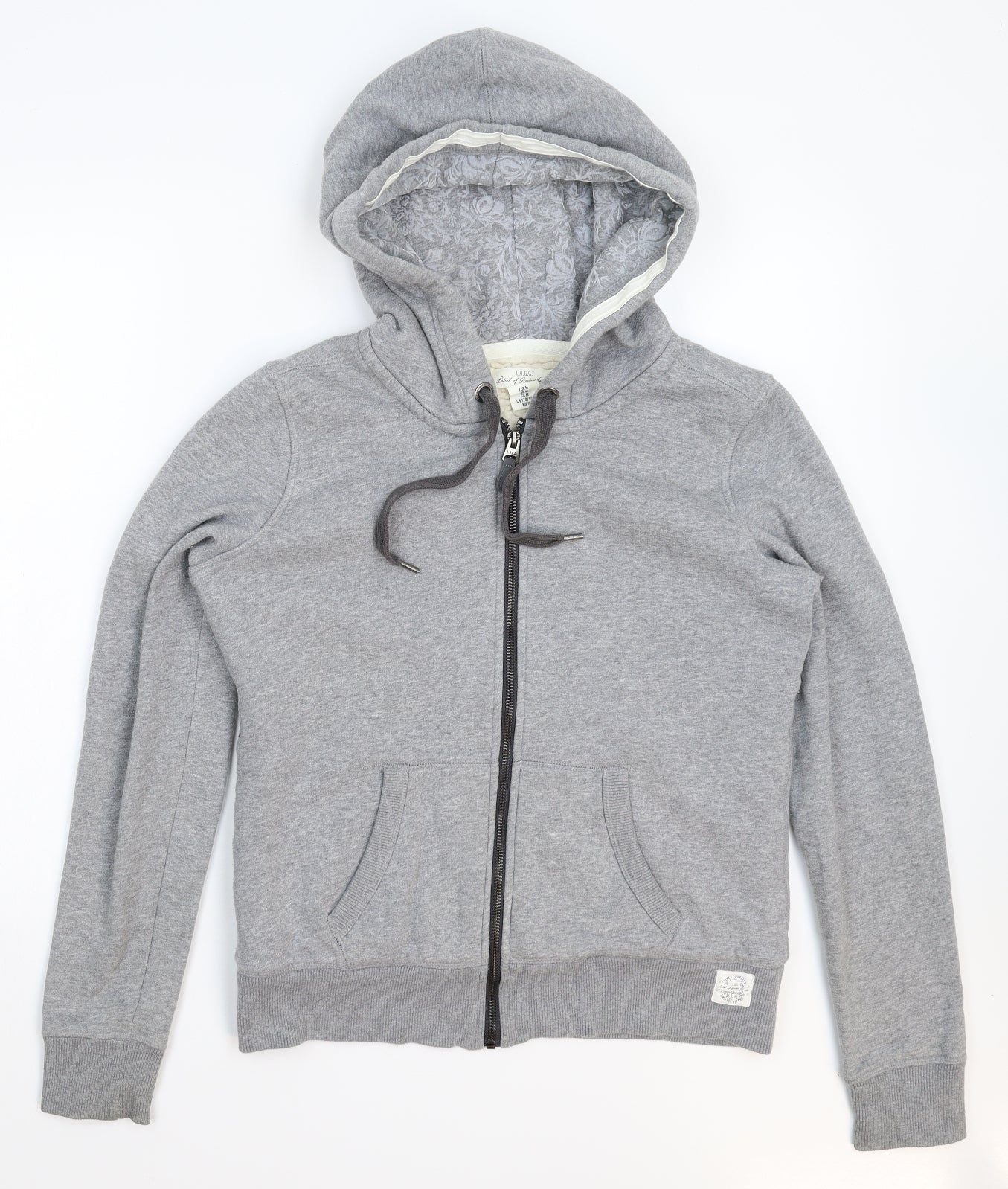 H&M Womens Grey   Full Zip Hoodie Size M