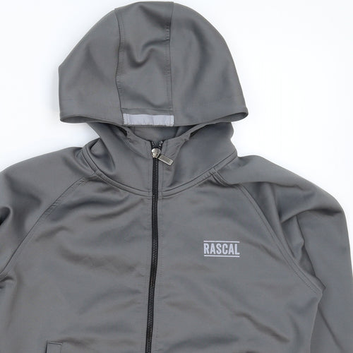 Rascal Boys Grey   Full Zip Hoodie Size XL