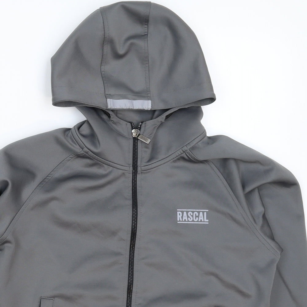 Rascal Boys Grey   Full Zip Hoodie Size XL