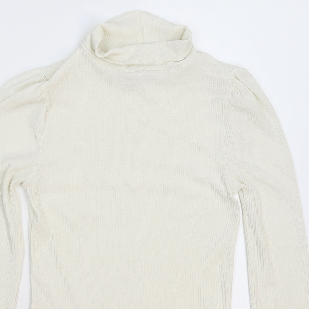 Topshop Womens White   Pullover Jumper Size 12