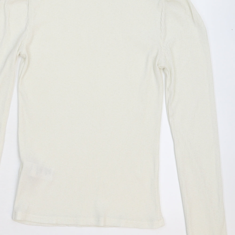 Topshop Womens White   Pullover Jumper Size 12