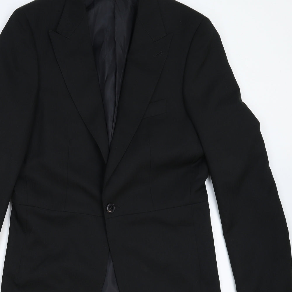 Taylor & Wright Mens Black   Jacket Suit Jacket Size 38