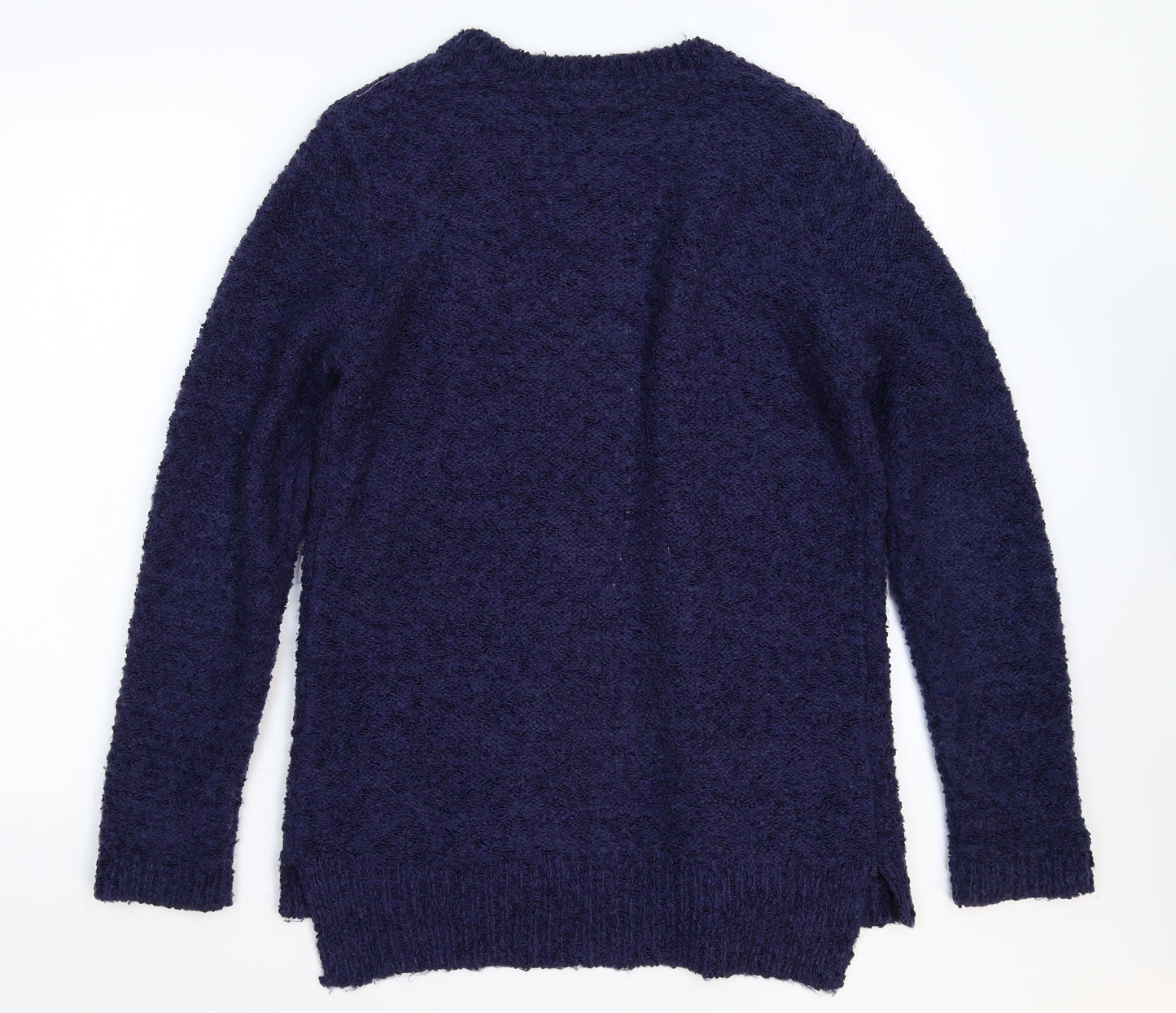 F&F Womens Blue  Knit Cardigan Jumper Size 12
