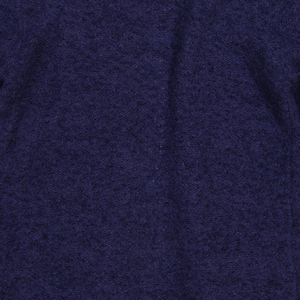 F&F Womens Blue  Knit Cardigan Jumper Size 12
