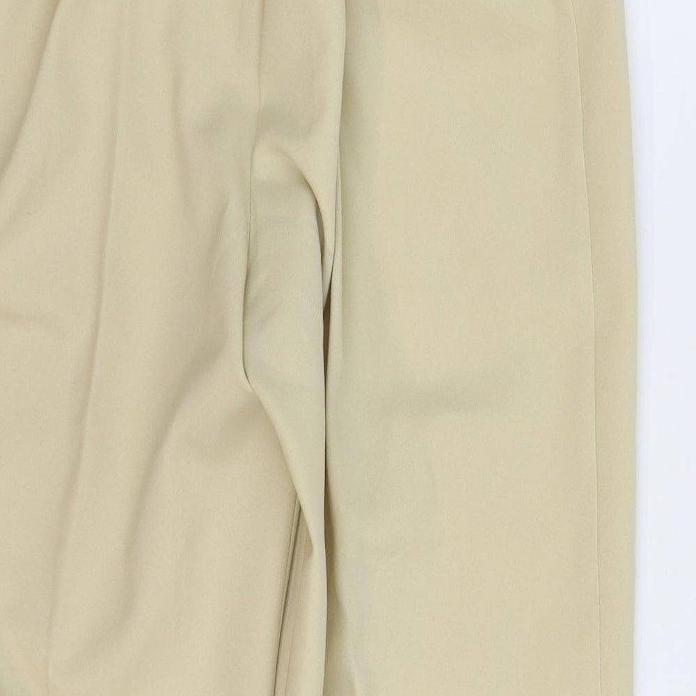 Preworn Womens Beige   Trousers  Size 16 L26 in