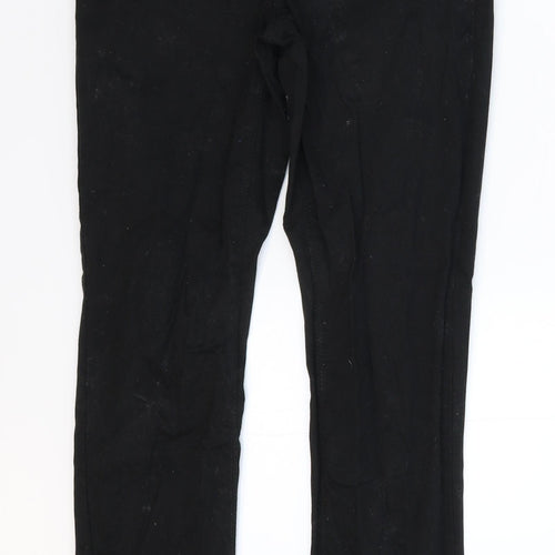 Denim & Co. Womens Black  Denim Jegging Jeans Size 8 L28 in