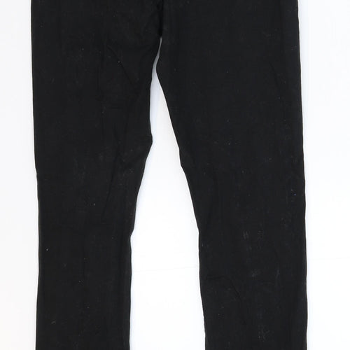 Denim & Co. Womens Black  Denim Jegging Jeans Size 8 L28 in