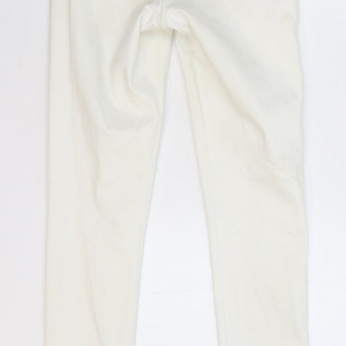 New Look Womens White  Denim Skinny Jeans Size 8 L31 in
