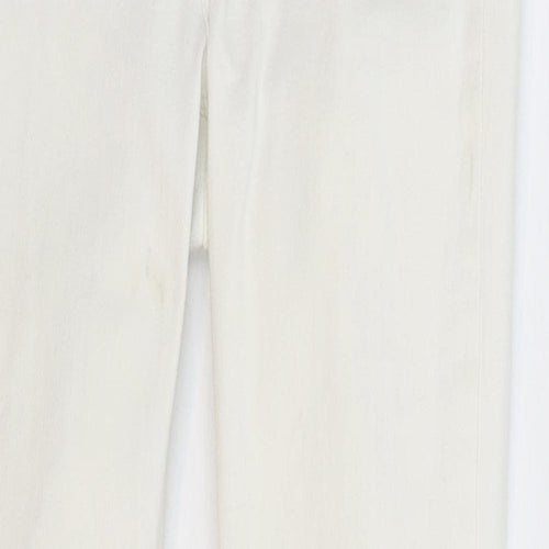 New Look Womens White  Denim Skinny Jeans Size 8 L31 in