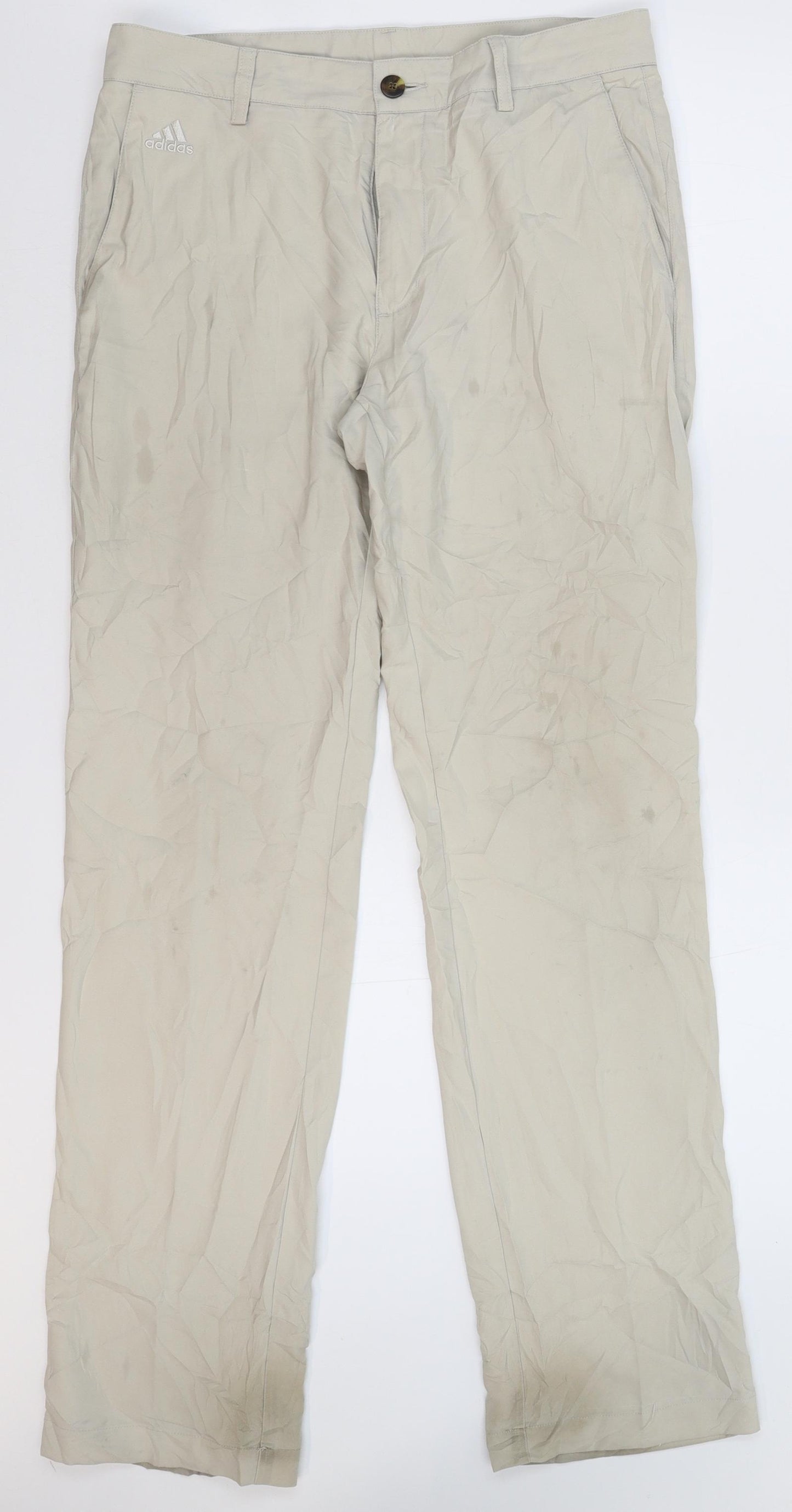 adidas Mens Grey   Trousers  Size 30 L32 in