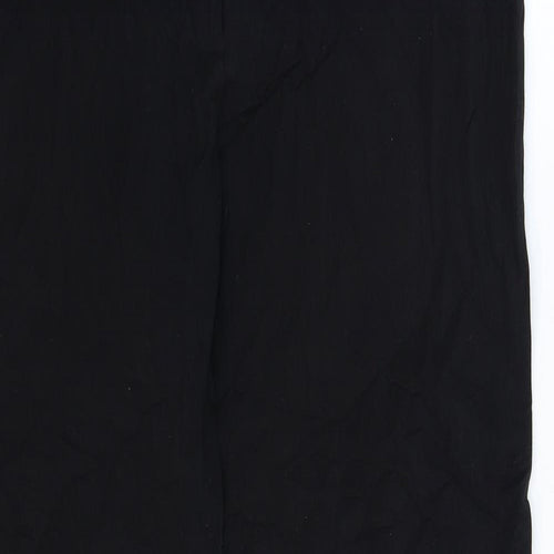 Preworn Womens Black   Trousers  Size 16 L32 in