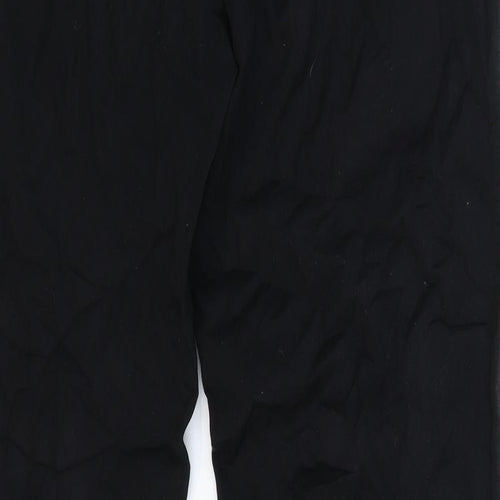Preworn Womens Black   Trousers  Size 16 L32 in