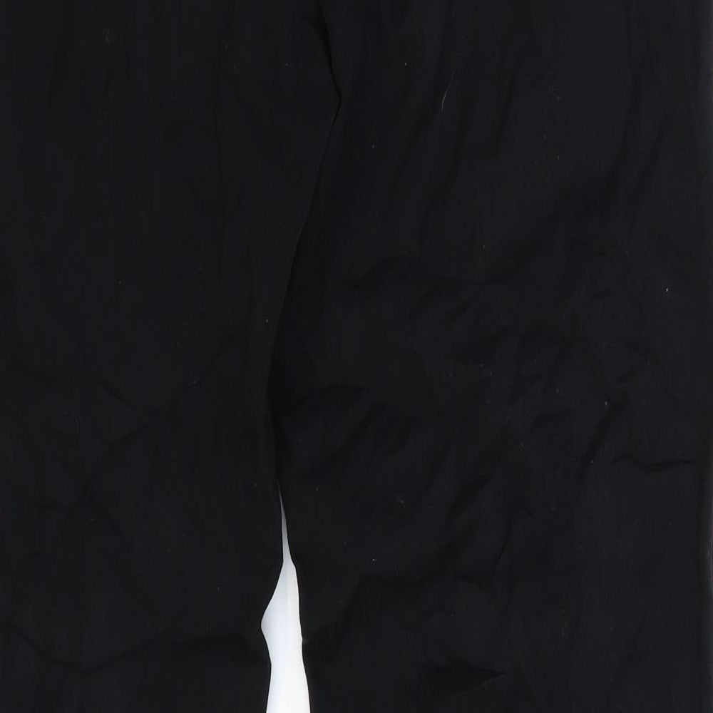 Preworn Womens Black   Trousers  Size 16 L32 in