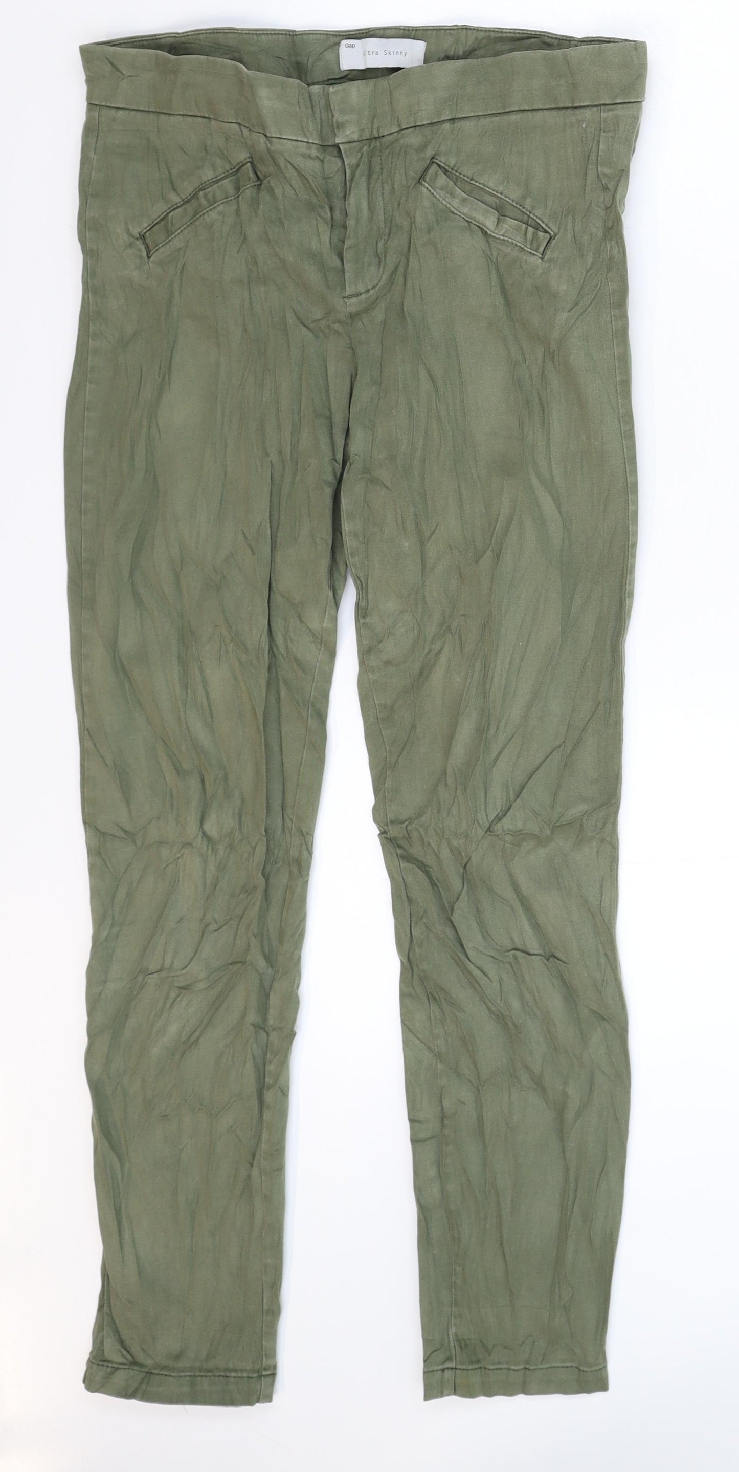 Gap Womens Green  Denim Jegging Trousers Size 30 in L27 in