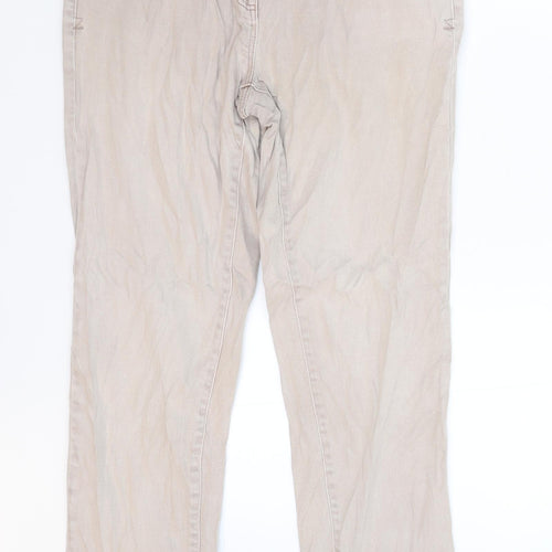 NEXT Womens Grey  Denim Skinny Jeans Size 12 L28 in