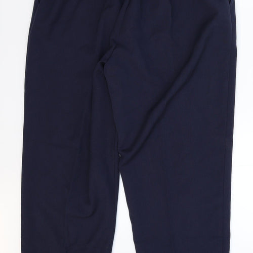 Preworn Womens Blue   Trousers  Size 16 L26 in