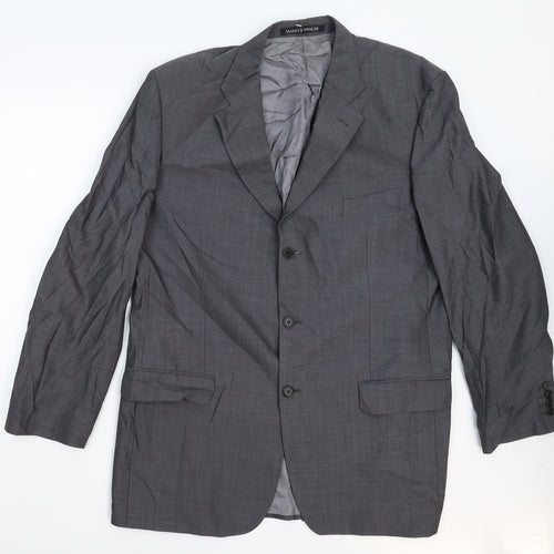Marks and Spencer Mens Grey   Jacket Suit Jacket Size 44
