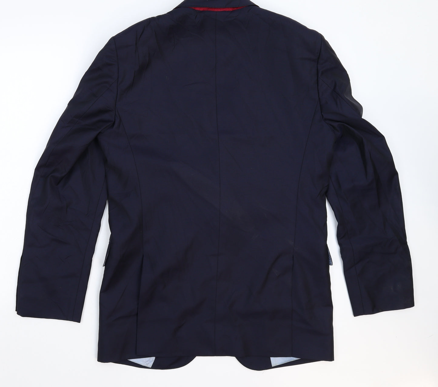 Preworn Mens Blue   Jacket Suit Jacket Size 36