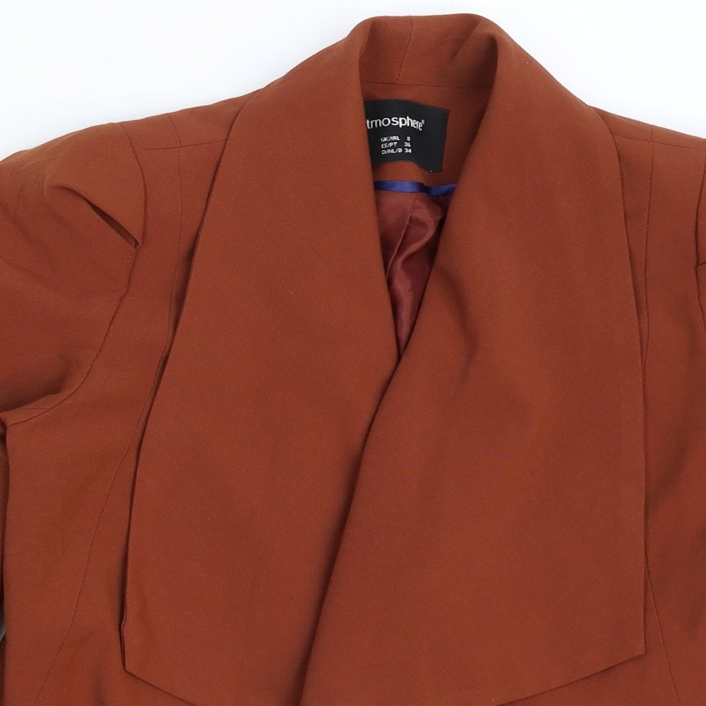 Atmosphere Womens Brown   Jacket Blazer Size 8