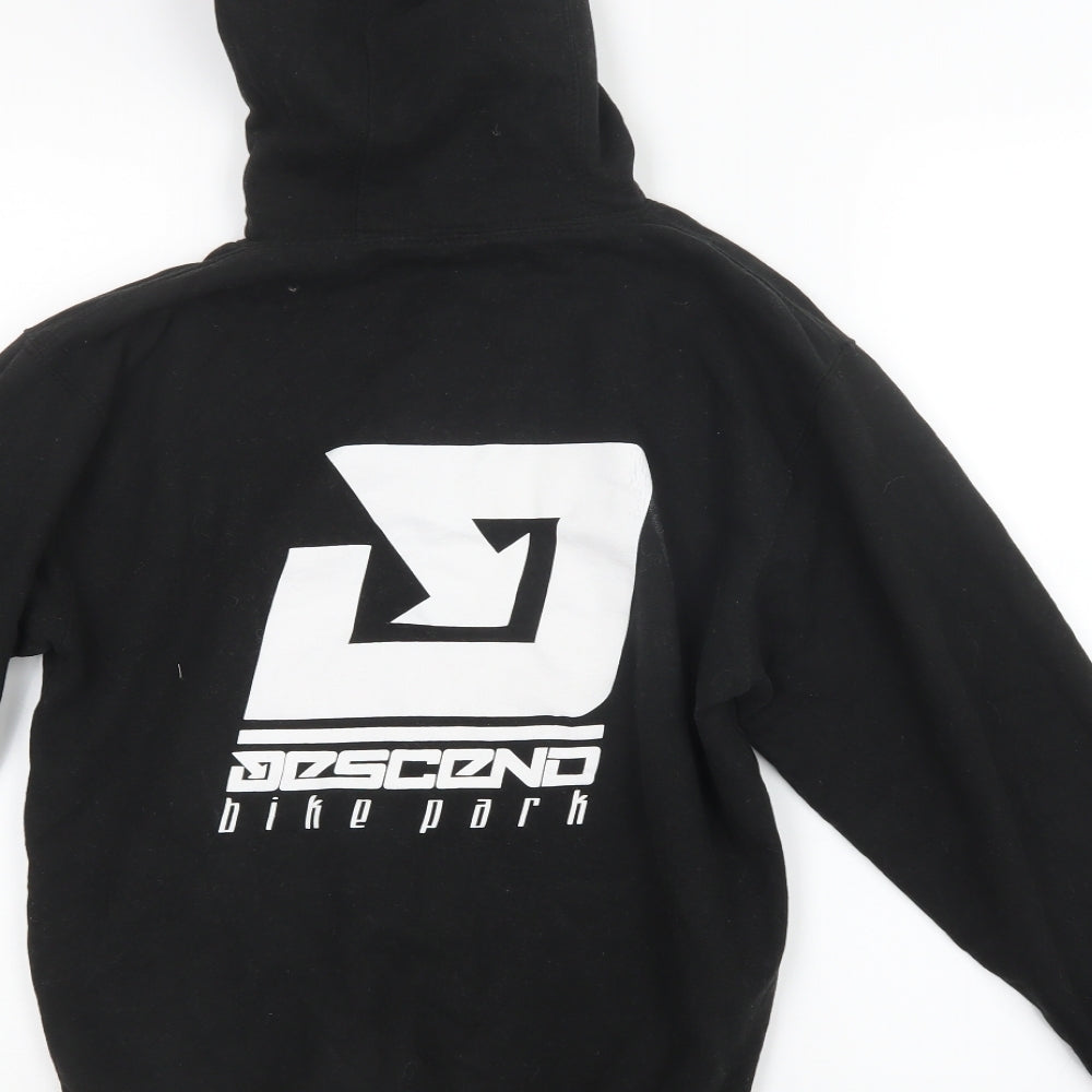 Awdis Mens Black   Pullover Hoodie Size XS