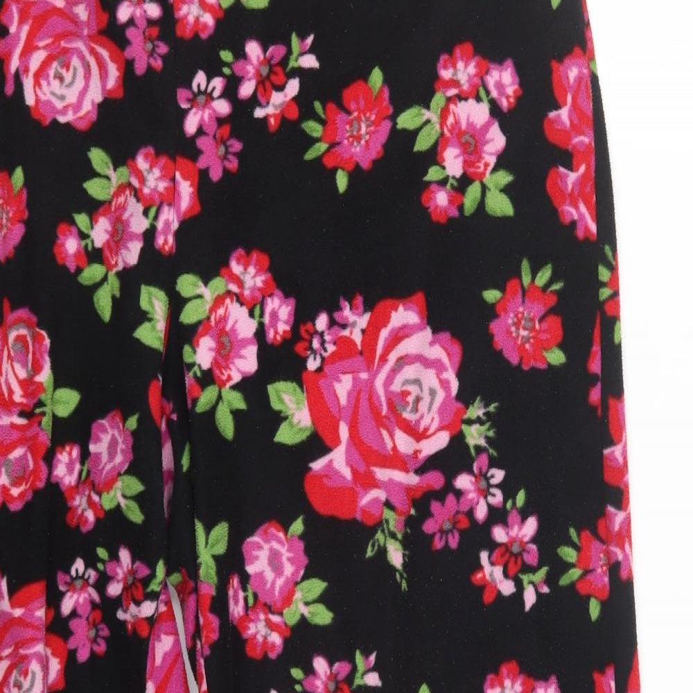 George Womens Pink Floral  Capri Pyjama Set Size 16