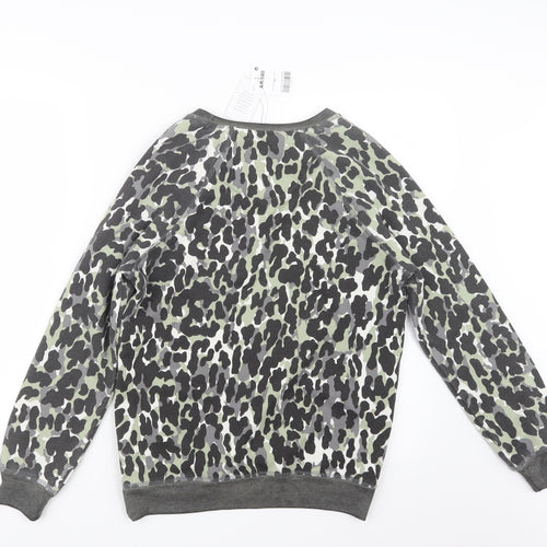 NEXT Womens Grey Animal Print  Top Pyjama Top Size XS