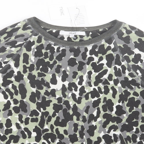 NEXT Womens Grey Animal Print  Top Pyjama Top Size XS